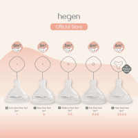 Hegen Teat (Extra Slow Flow/ Slow Flow/ Medium Flow/ Fast Flow/ Thick Feed) 2-Pack