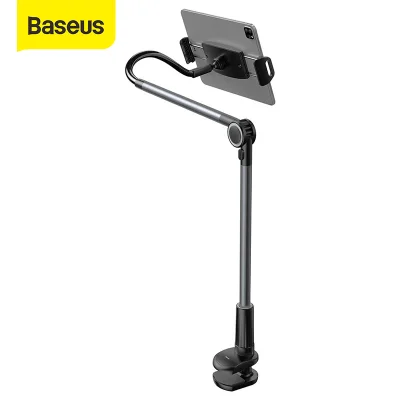 Baseus Lazy Phone Holder for Home Office Desktop Bed Tablet Mount Clip Holder Long Arm Flexible Mobile Phone Stand Holder Table Clamp Bracket for Phone ipad Xiaomi Pad for Phone pad 4.7-12.96 inch