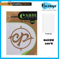 [HUANYO] CP Exam Sheet Loose Foolscap Paper A4 Pack ( 70 / 80 /100gsm 50 / 70 / 100 Sheets Pack)