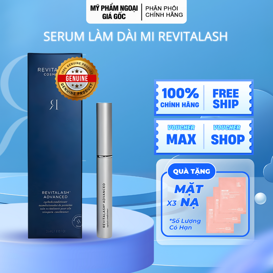 Serum giúp lông mi mọc dài và chắc khỏe Revitalash Advanced Eyelash Conditioner – 3.5ml