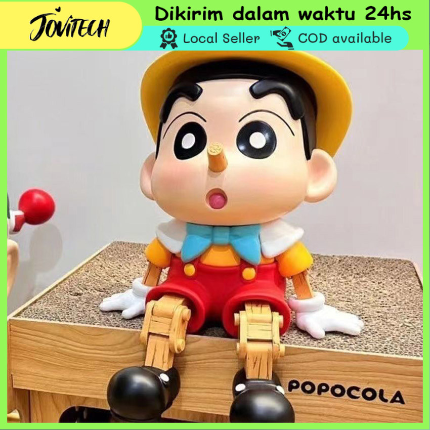 Figurine Pinokio Shincan Action Figur Miniatur Miniature Cake Topper Hiasan Kue Pajangan Patung Boneka Pinokio Mainan Pinokio Hadiah Anime Lucu