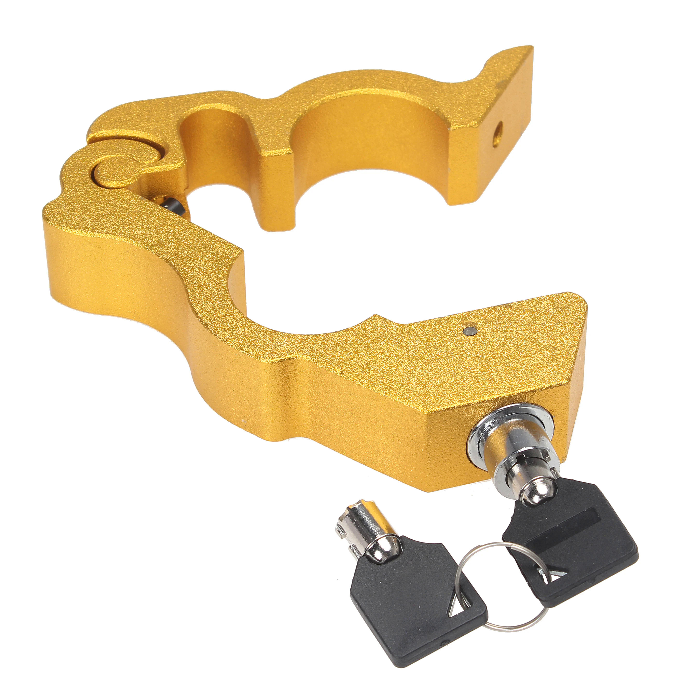 37.5mm phanh đòn bẩy Grip khóa xe tay ga màu vàng tay lái cap-khóa cho hầu hết các xe tay ga xe máy ATV Harley Yamaha Suzuki Kawasaki