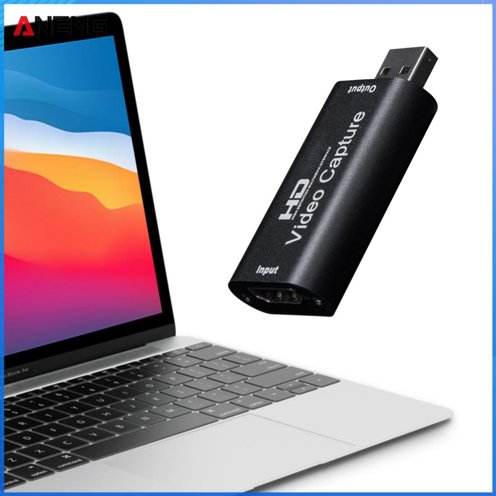 [Aneng] Thiết bị ghi hình Màn hình Thẻ liên kết 1080p Thiết bị ghi hình 2.0 tương thích HDMI với USB cho máy ảnh DVD