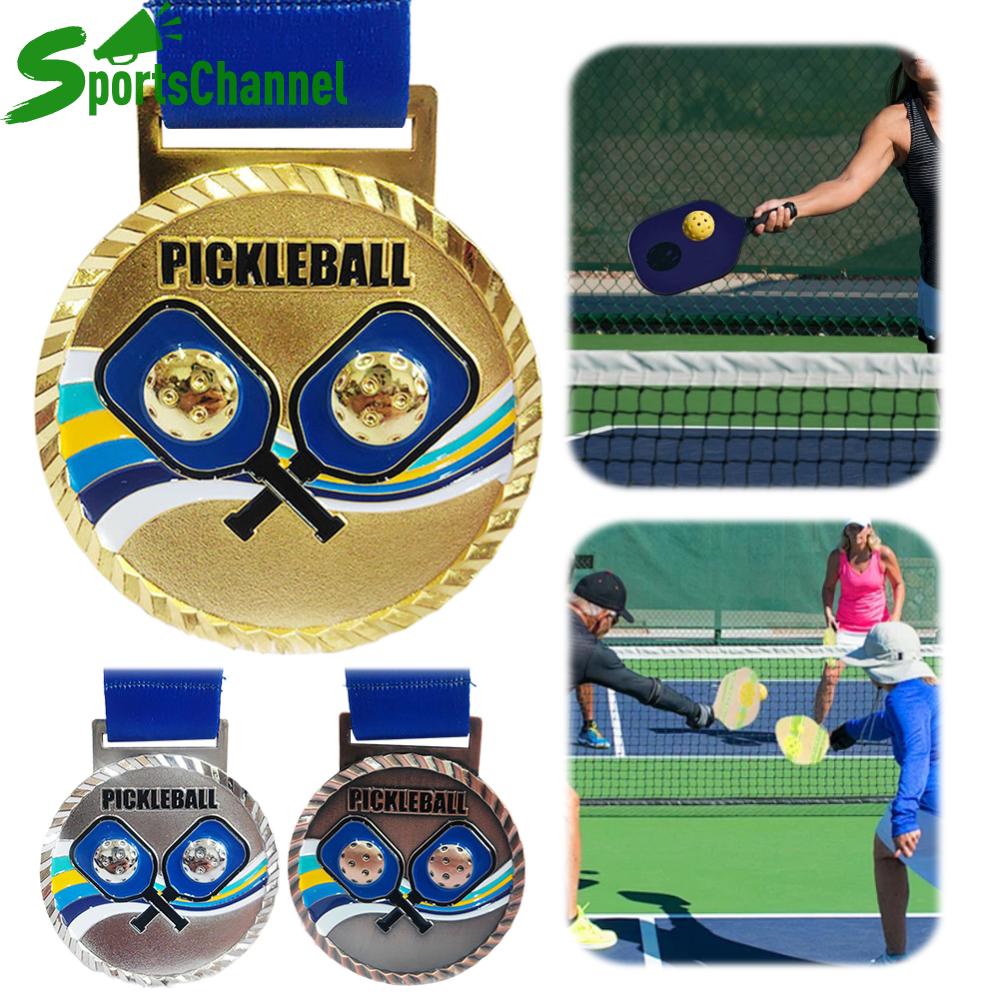 6.8Cm Pickleball Huy Chương huy chương thể thao hợp kim kẽm Kim Loại Winner Huy Chương Pickleball Giải Thưởng Huy Chương Cho Trò Chơi Bên Các Hoạt Động