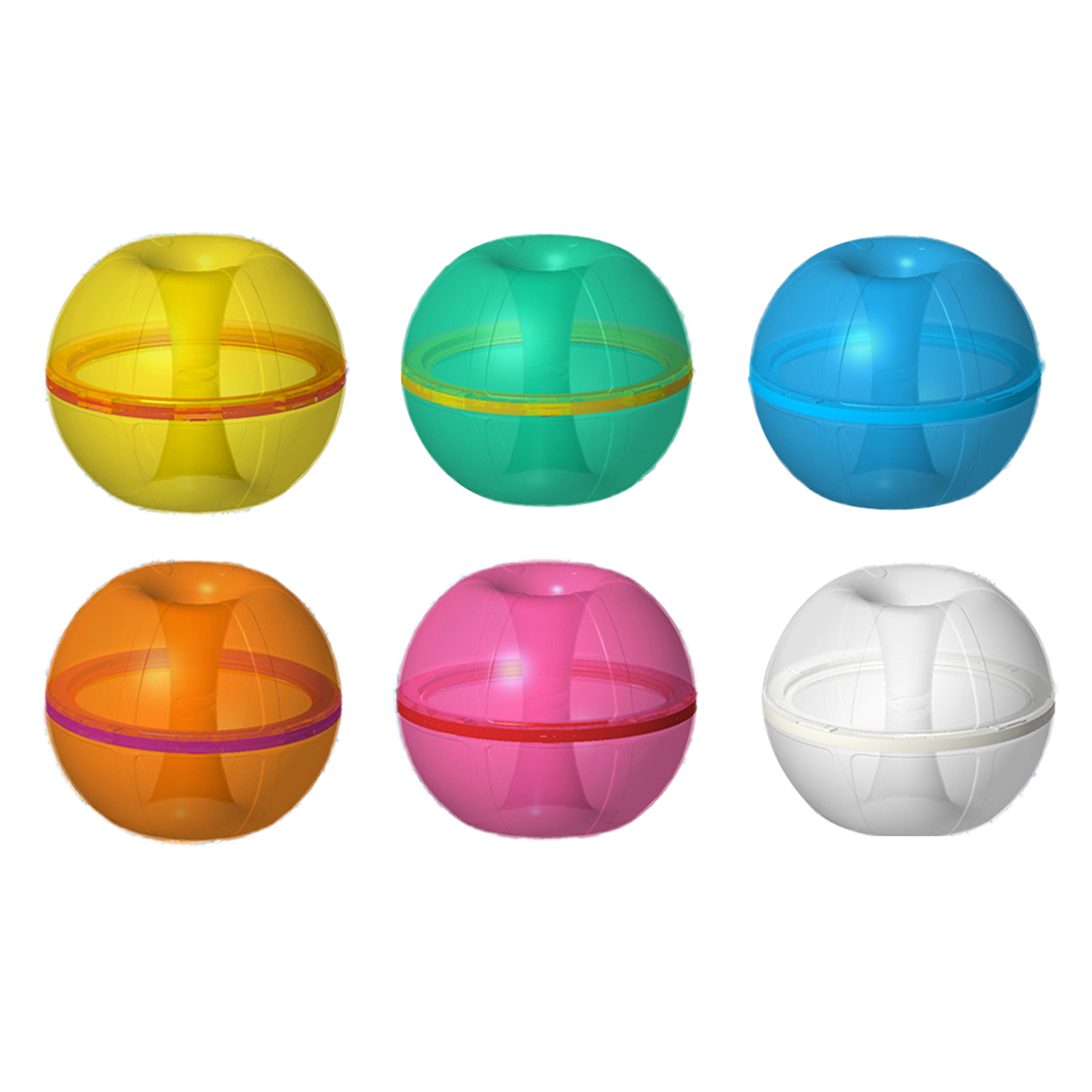 WISTIC Summer Water Toy Water Ball Toy Set 6/12pcs Magnetic Self-filling Water Balloon Toy for Summer Water Fight Fun Reusable Beach Pool Game for Kids Family ราคา 304 บาท*ส่งฟรี