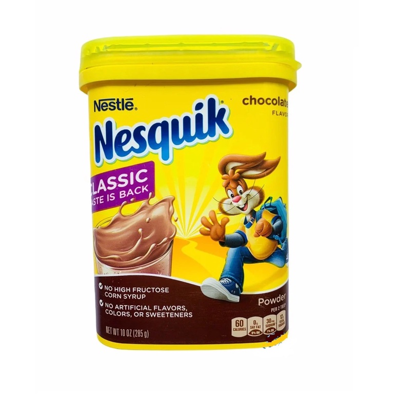 Bột Cacao Pha Sữa, Nesquik, Chocolate Powder, 10 oz 285g