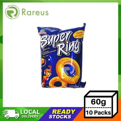 Oriental Childhood Super Ring Snacks Chips (60g x 10 Packs)