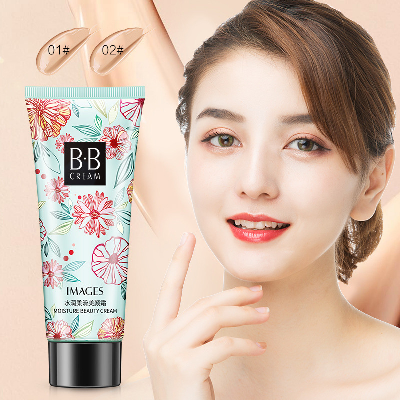 Natural Makeup Fragrance-free Blendable Blemish Coverage Smooth Texture Lightweight Coverage Oil Control Lightweight BB Cream#1*liquid foundation
