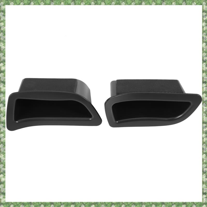 (RUFO) 2Pcs/Set Black Front Door Handle Storage Box Container Holder Tray Car Accessories for V40 V40Cc