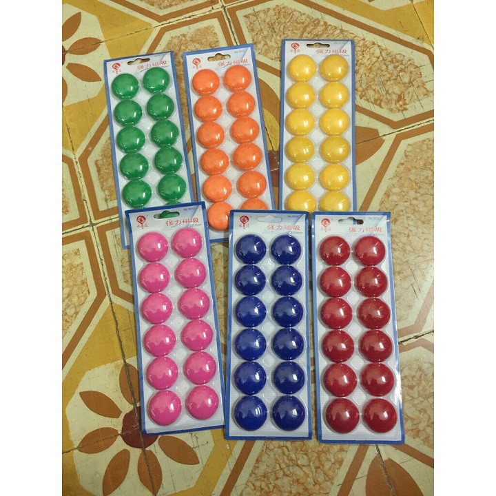 Combo 12 viên nam châm dính bảng