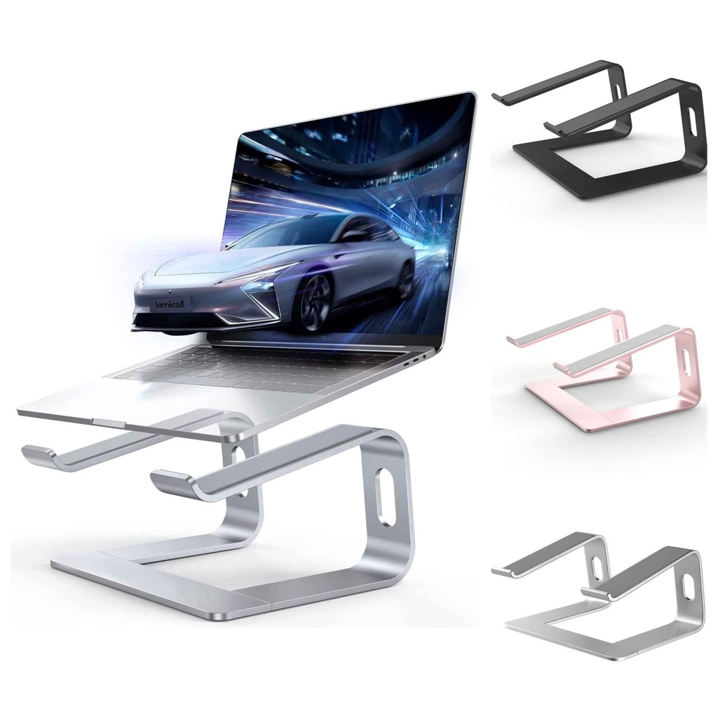 laptop stand laptop accessories laptop stand holder Laptop stand Laptop Riser Aluminum Alloy Hollow Laptop Stand Ergonomic Design Double Layer Stand