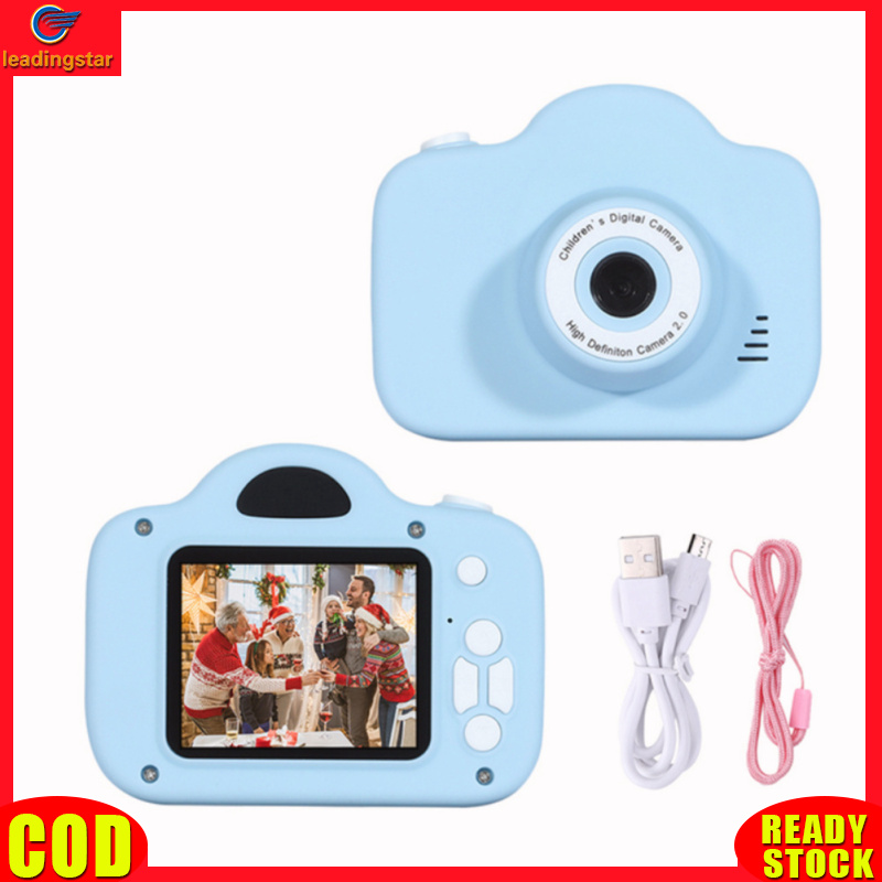 LeadingStar RC Authentic Mini Kid Camera Cartoon Camera 20 Million Pixels 2 Inch Hd Ips Scherm Digitale Camera Projectie Video Camera For Kids ราคา 354 บาท*ส่งฟรี