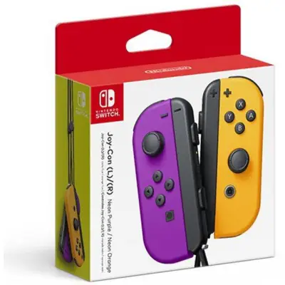 Nintendo Switch L/R Joy-Con (Neon Purple/Neon Orange)