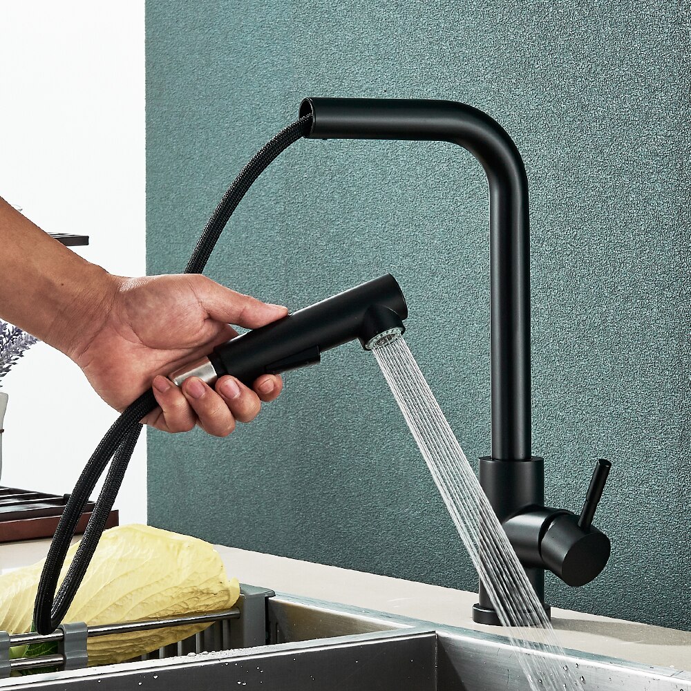 Kitchen Faucet With Pull Out Sprayer