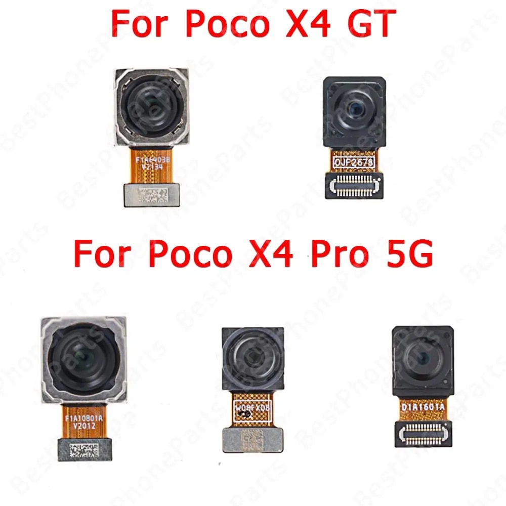 Rear Front Camera Original For Xiaomi Mi Poco X4 GT X4 Pro 5G Backside Facing Frontal Selfie Back Camera Module