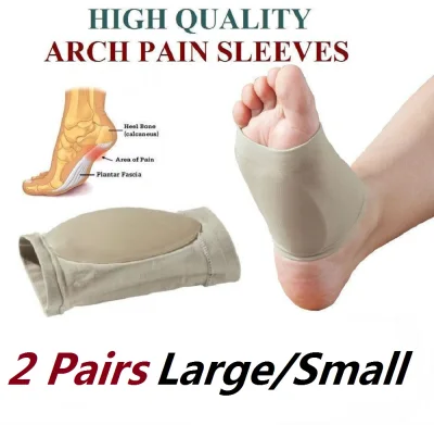2pairs/4pcs Flat Feet Orthotic Plantar Fasciitis Arch Support Sleeve Cushion Pad Pain Heel Spurs Foot Care Insoles Orthotic Tool