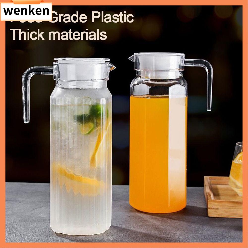 WENKEN Trong suốt Chai nước Chịu nhiệt Sức chứa lớn Chai Nước ép lạnh  Nhựa Chai nước trái cây