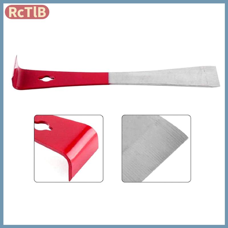 RcTlB 1ชิ้นอุปกรณ์การเลี้ยงผึ้งสีแดง26.5ซม. เครื่องมือยกรังสแตนเลสตะขอรูปตัว J เครื่องมือขูดมีดขูด ราคา 54 บาท*ส่งฟรี