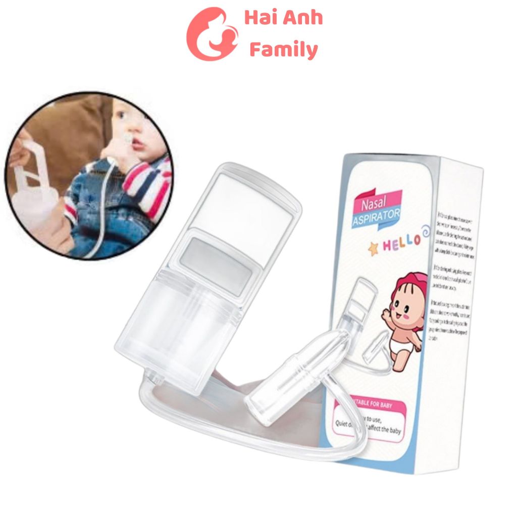 Dụng cụ hút mũi kéo tay thế hệ mới chất liệu nhựa nguyên sinh lực hút mạnh an toàn cho bé