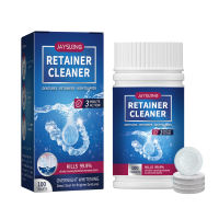 100PCS Denture Cleansing Tablet Remove Plaque Stains Antibacteria for All Dental/Oral Appliances S1-9LA-HOS-PH