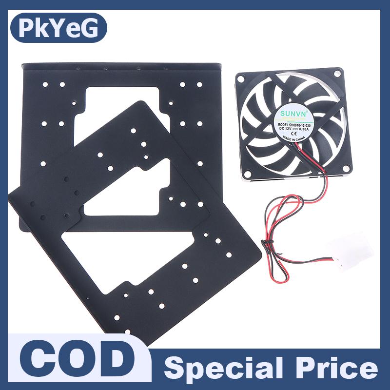 PkYeG Khung gầm được xây dựng trong 4F cơ khí đĩa cứng Khung kim loại 4x3.5 đĩa cứng chồng mở rộng Quạt làm mát cho PC trường hợp Giá 252,269 Đồng*Miễn phí vận chuyển