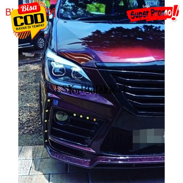 [Ready COD] bodykit innova zoom lexus style Bemper DEPAN saja Custom 2004 2005 2006 2007 2008 2009 2010 2011 2012 2013 2014 1015 GRADE-A Harga 1,771,000 rupiah*Gratis Ongkir