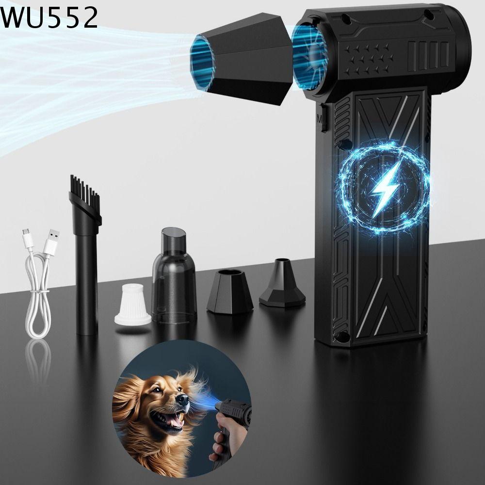 WU552 Động cơ không chổi than Quạt Turbo Bạo Lực 200W 52m/giây Quạt cầm tay không dây Máy thổi bụi không khí Có thể sạc lại Máy thổi khí mạnh mẽ Dụng cụ làm sạch bụi