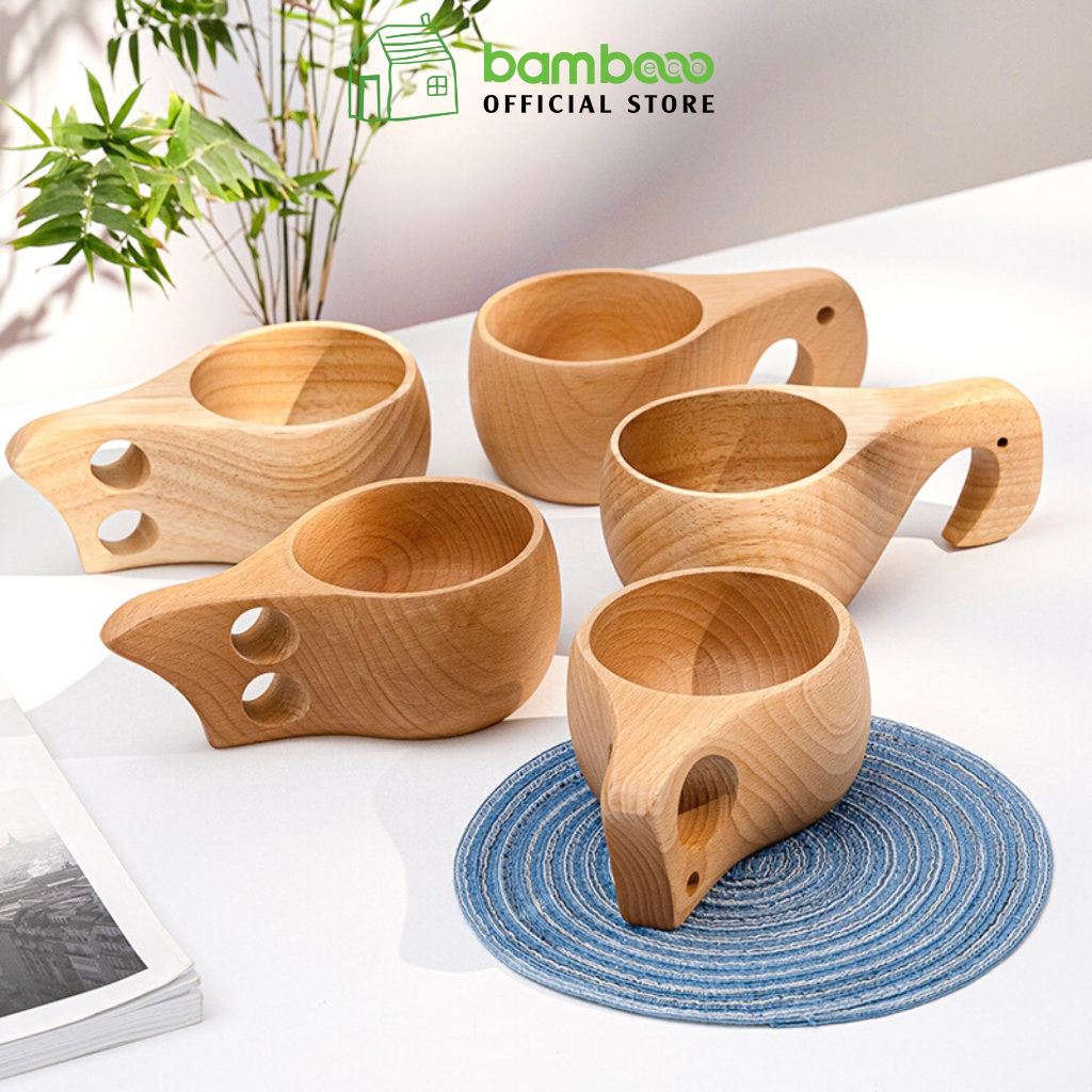 COLLECT VOUCHER 10% OFF -Bambooo eco Oak mug with handles