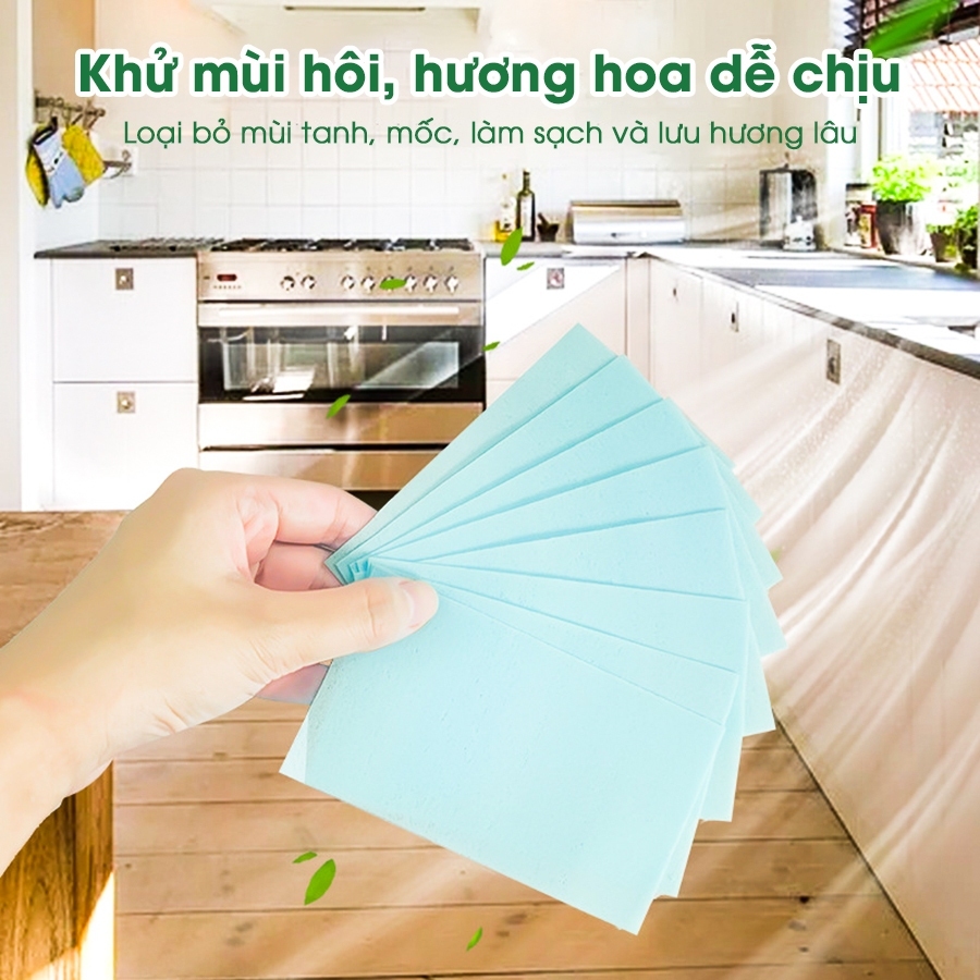 PVN66122 Giấy lau sàn nhà (Túi 30 miếng ) tẩy rửa đa năng hoà tan diệt khuẩn hương thơm dễ chịu tẩy sạch vết