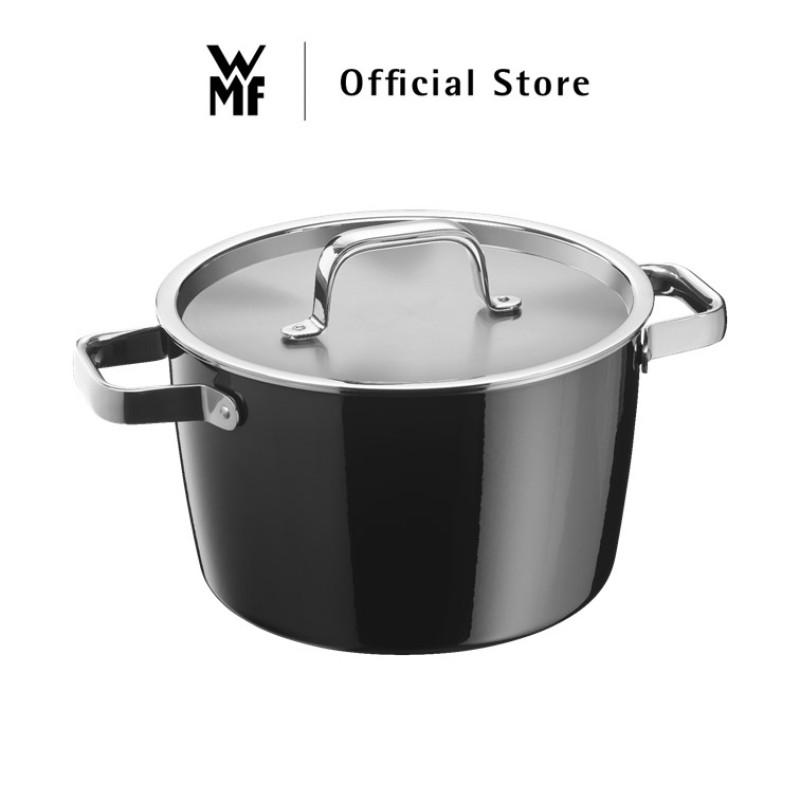 WMF Fusiontec Aromatic High Casserole, Black 22Cm 0515335290 Singapore