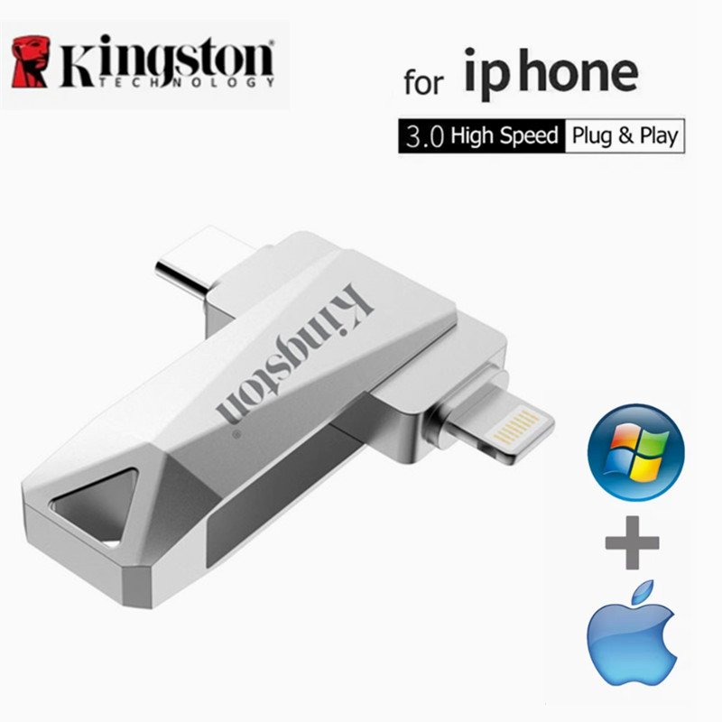 Kingston usb 3.0 ổ usb flash 256gb 512gb 1tb ổ usb nhỏ type-c ổ cứng di động otg metary u đĩa cho iphone android