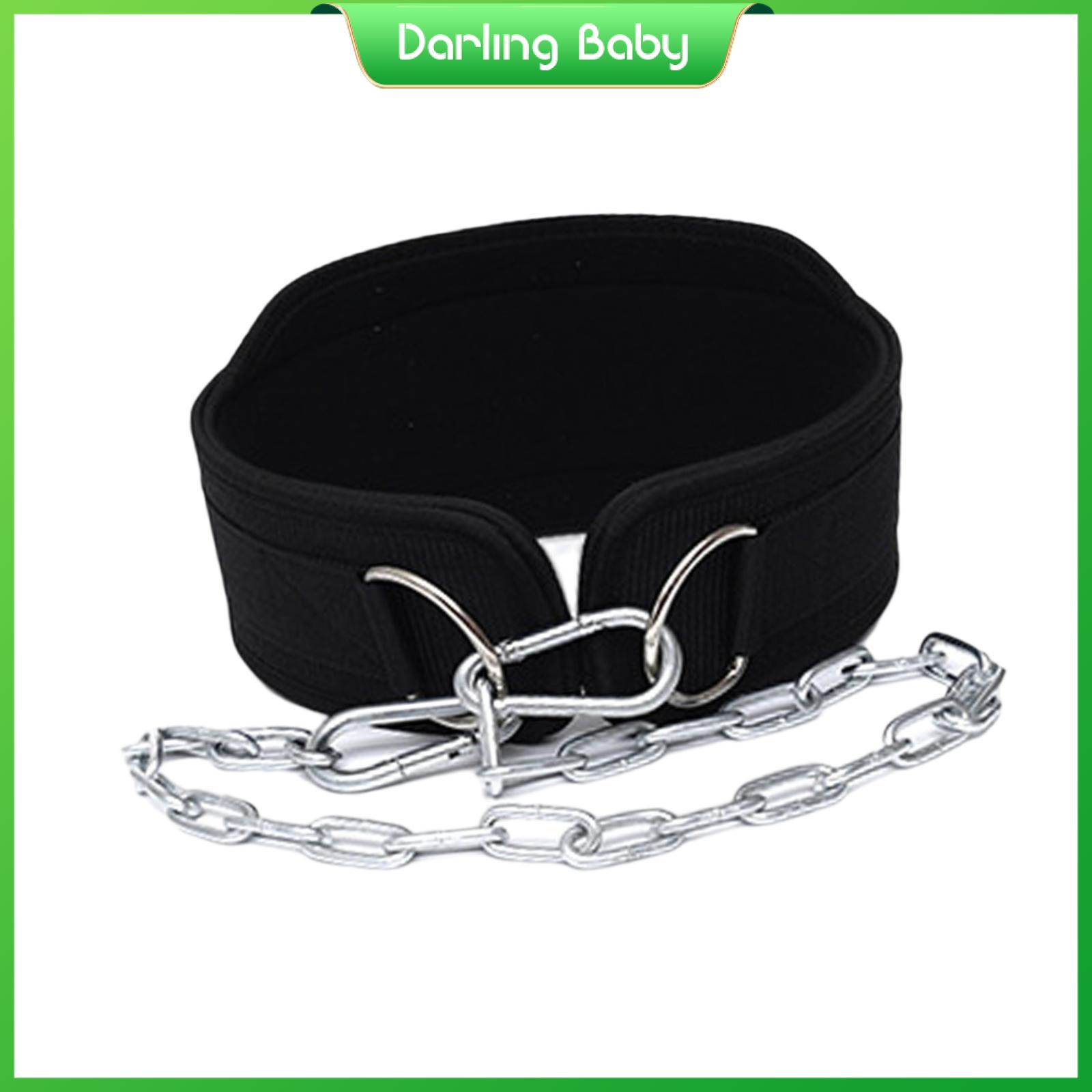 Darling bé đai móc tạ cho nâng tạ cho nam giới và phụ nữ với chuỗi ngâm vành đai cho pullups nhà phòng tập thể dục điện nâng thiết bị tập thể dục