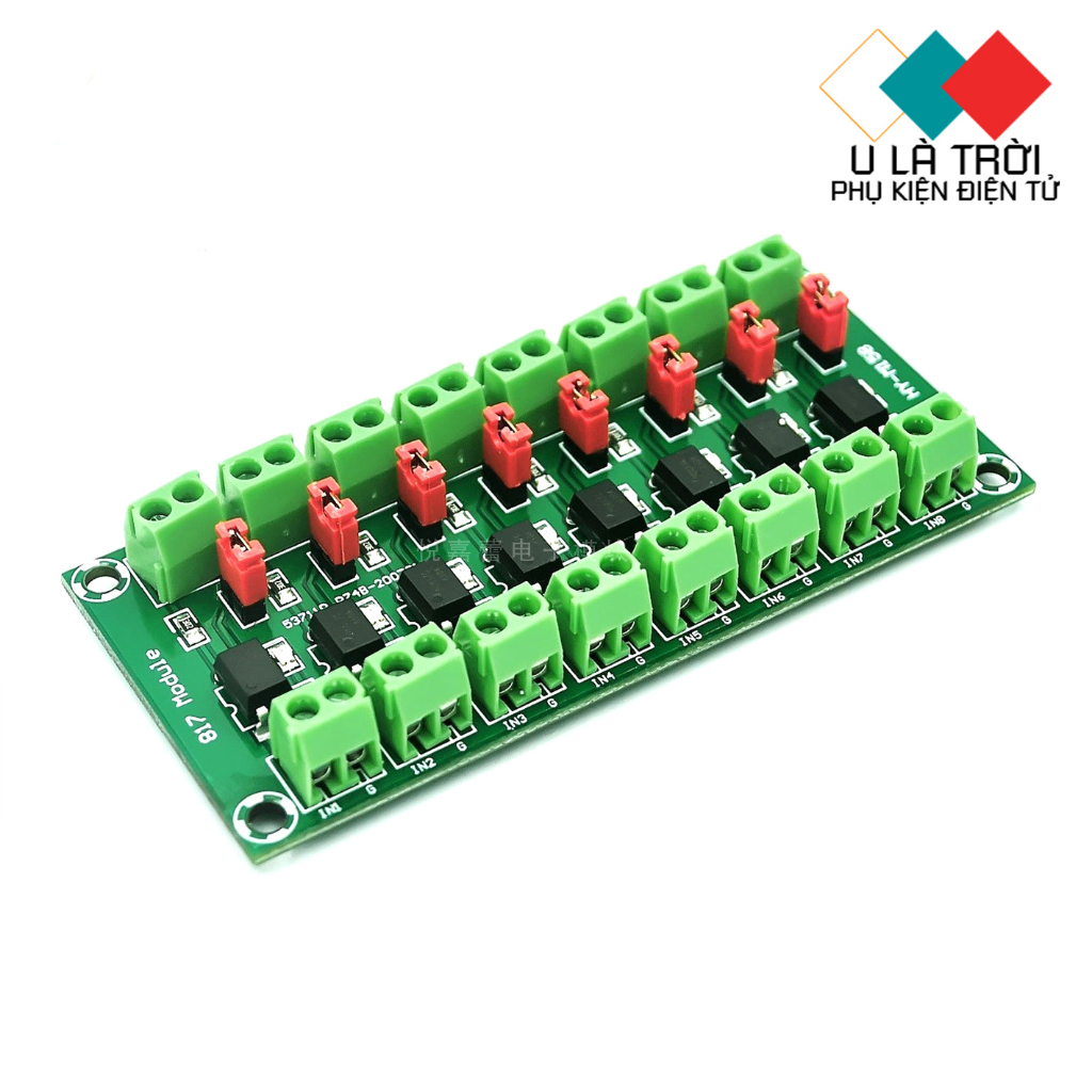 Mạch opto cách ly pc817 2/ 4/ 8 kênh