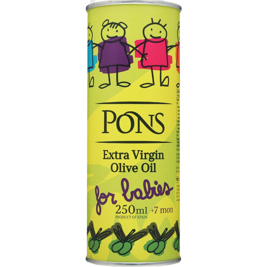 Dầu Oliu Em Bé, Extra Virgin Olive Oil for Babies 250ml - PONS