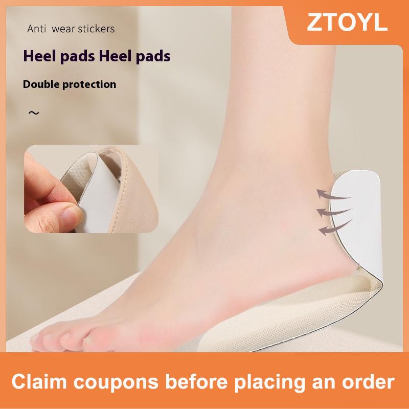 1 Pair T-Shaped Heel Pads Heel Protector Stickers Heel Protector Pads Pain Relief Pads Half Size Cushion ราคา 21 บาท*ส่งฟรี