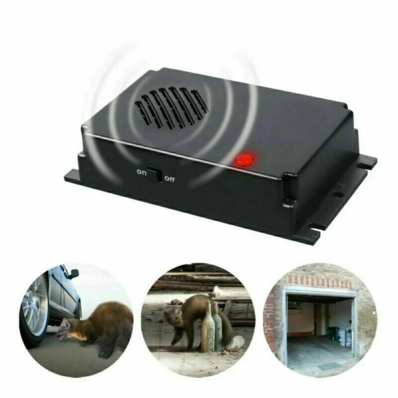 High-quality Versatile And Durable Car Vehicle Ultrasonic Pest Rat Mouse Repeller Powered Rodent Deterrent Engine Care