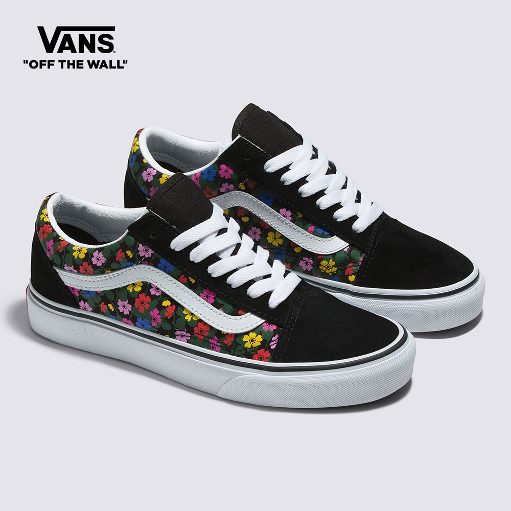 womens floral slip on vans