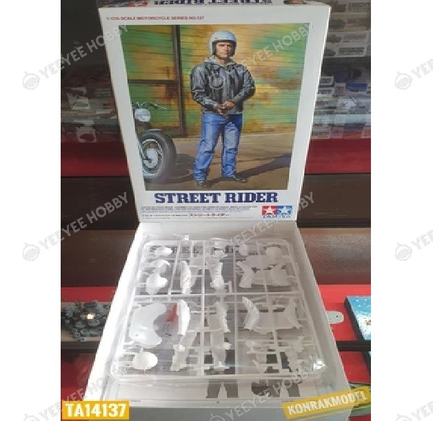 MÔ TÔ - TAMIYA - 14137 - 1/12 MÔ HÌNH NHÂN VẬT STREET RIDER (KHÔNG BAO GỒM XE)