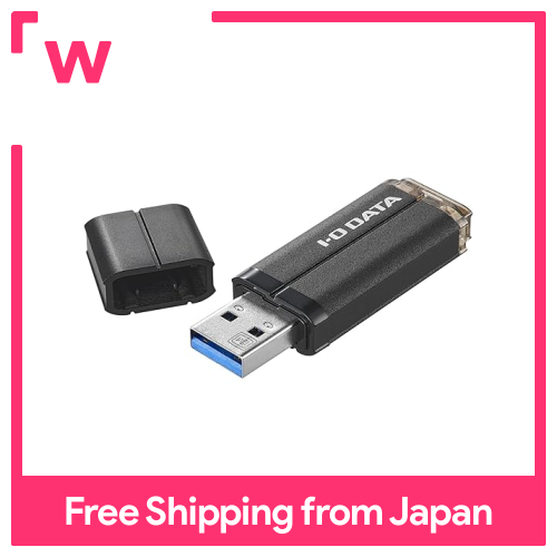 IODATA USB bộ nhớ 64GB Type-A màu đen 5gbps (Win/Mac) PC chia sẻ dữ liệu lưu trữ dữ liệu sao lưu Nhật Bản Maker MUM-64G/kue