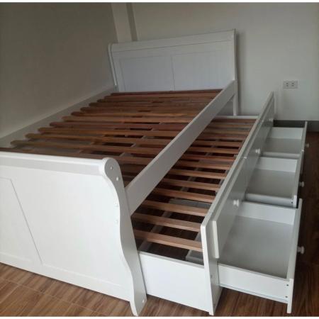 Brand New Single Padded Bedframe With Pull Out
