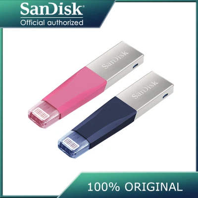 Sandisk iXPAND USB 3.0 OTG Lightning Connector Flash Drive 64GB 128GB 256GB Pen Drives MFi for iPhone & iPad Memory Stick