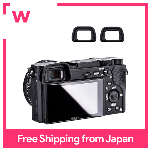 2 cái JJC FDA-EP10 Eyecup Eyepiece Tương thích với Sony a6100 A6300 A6000 NEX-6 NEX-7 máy ảnh Sony FDA-EP10 Eyepiece tương thích