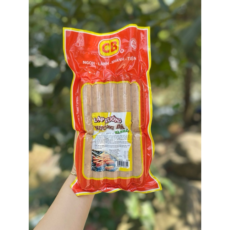 Lạp xưởng nướng đá hà khẩu siêu ngon bịch 10 cây 500g (giao tphcm)