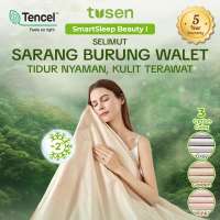 [SELIMUT TENUN PREMIUM] TUSEN SmartSleep Beauty I Premium Selimut TENCEL Jacquard Knitting Blanket Luxury Selimut Lembut Silk Lyocell 60S Lembut & Mewah 150x200 / 200x230 - TUQ04