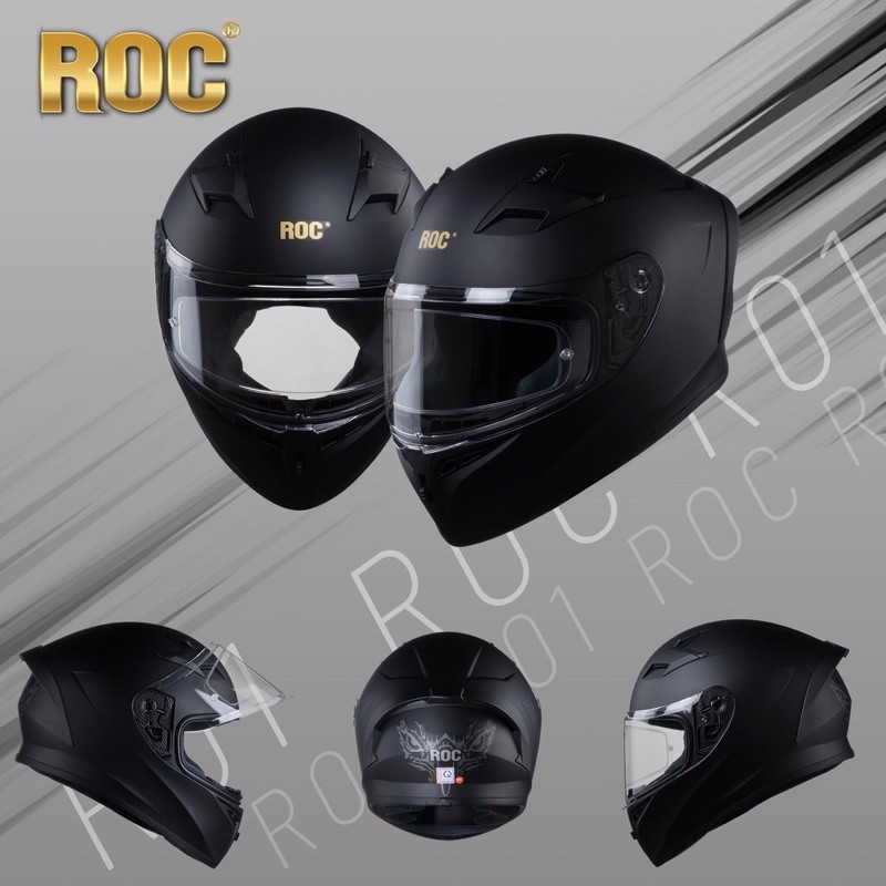 [TẶNG PINLOCK - ĐỦ MÀU - ĐỦ SIZE] Mũ bảo hiểm Fullface ROC 01 R01 R1 chính hãng bảo hành 24 tháng gi
