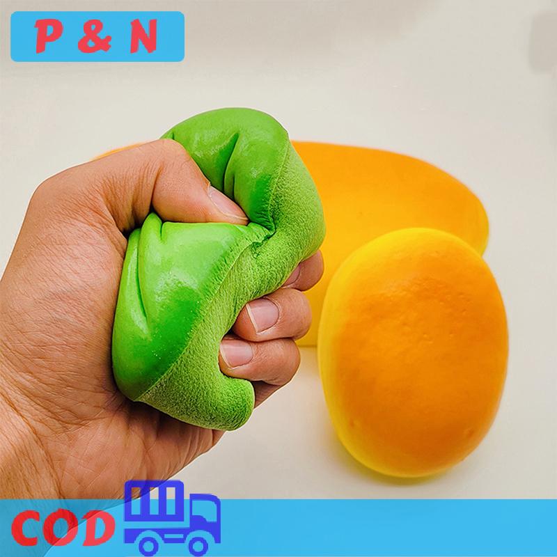 P&N Bánh pho mát Squishy Đồ chơi chậm tăng bánh mì phô mai chậm phục hồi bóp đồ chơi căng thẳng phát hành tay thư giãn Squishy giải nén