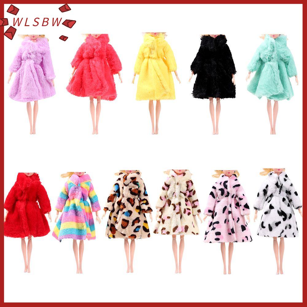 WLSBW Kids Toy Mini Clothing Accessories Long Coat Party Dressing