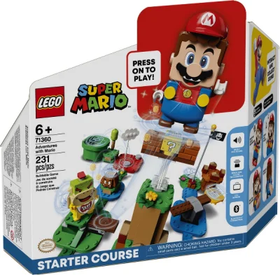 [Creased Box] sgbrickswell LEGO Super Mario 71360 Adventures with Mario - Starter Course