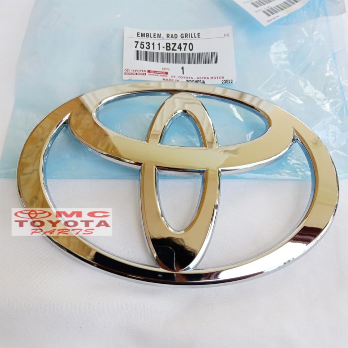 EMBLEM LOGO GRILL GRILLE RADIATOR TOYOTA AGYA GR 75311-BZ470 -DAANSHOP5 Giá 224,000 Đồng*Miễn phí vận chuyển