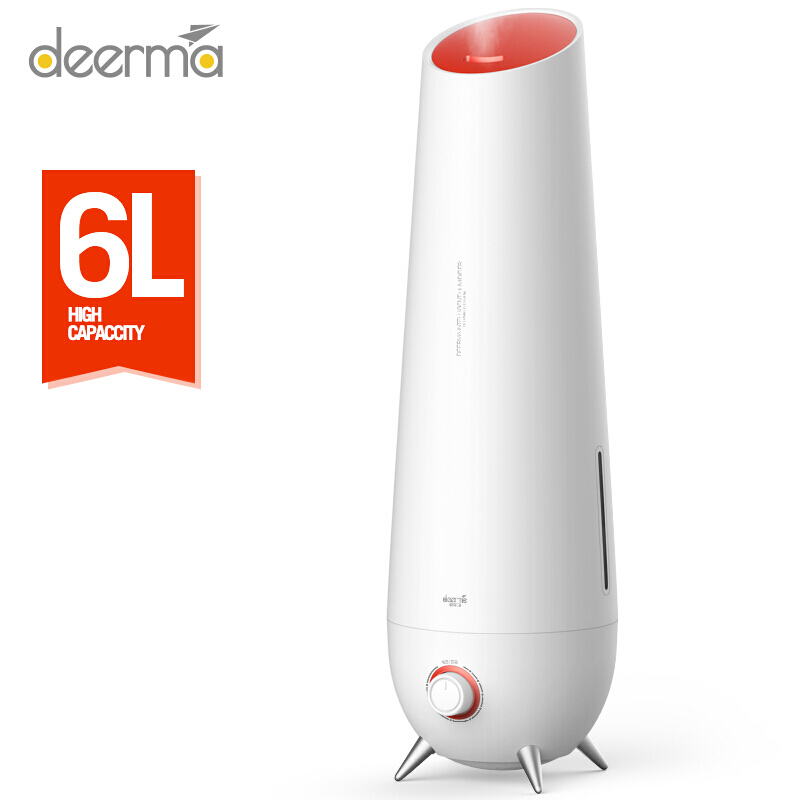 Deerma DEM-LD610 6L Big Capacity Ultrasonic Humidifier/ Aroma Diffuser/ SG Plug/ Up to 1 Year SG Warranty Singapore